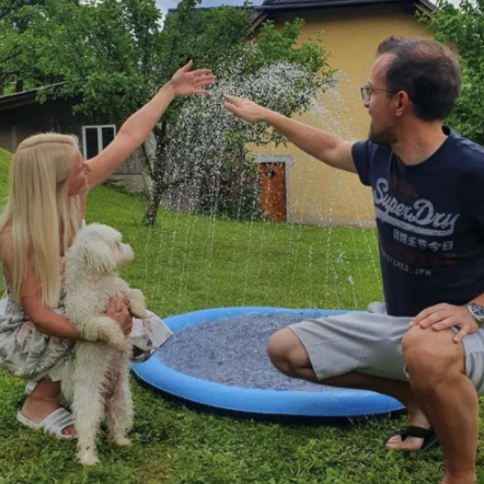 AquaFetch™ - Wassersprenkler-Matte