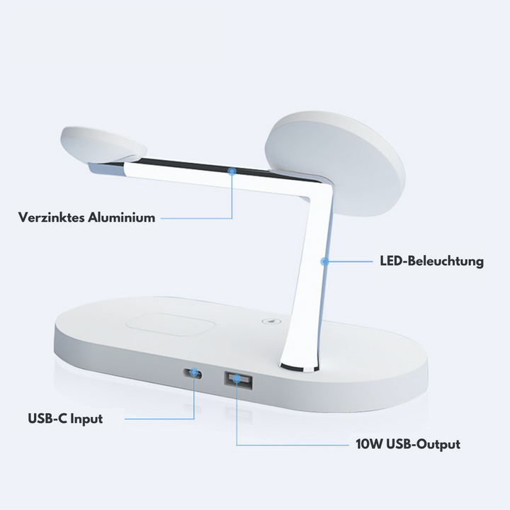 ElevateCharge™ - 5in1 Kabellose Ladestation