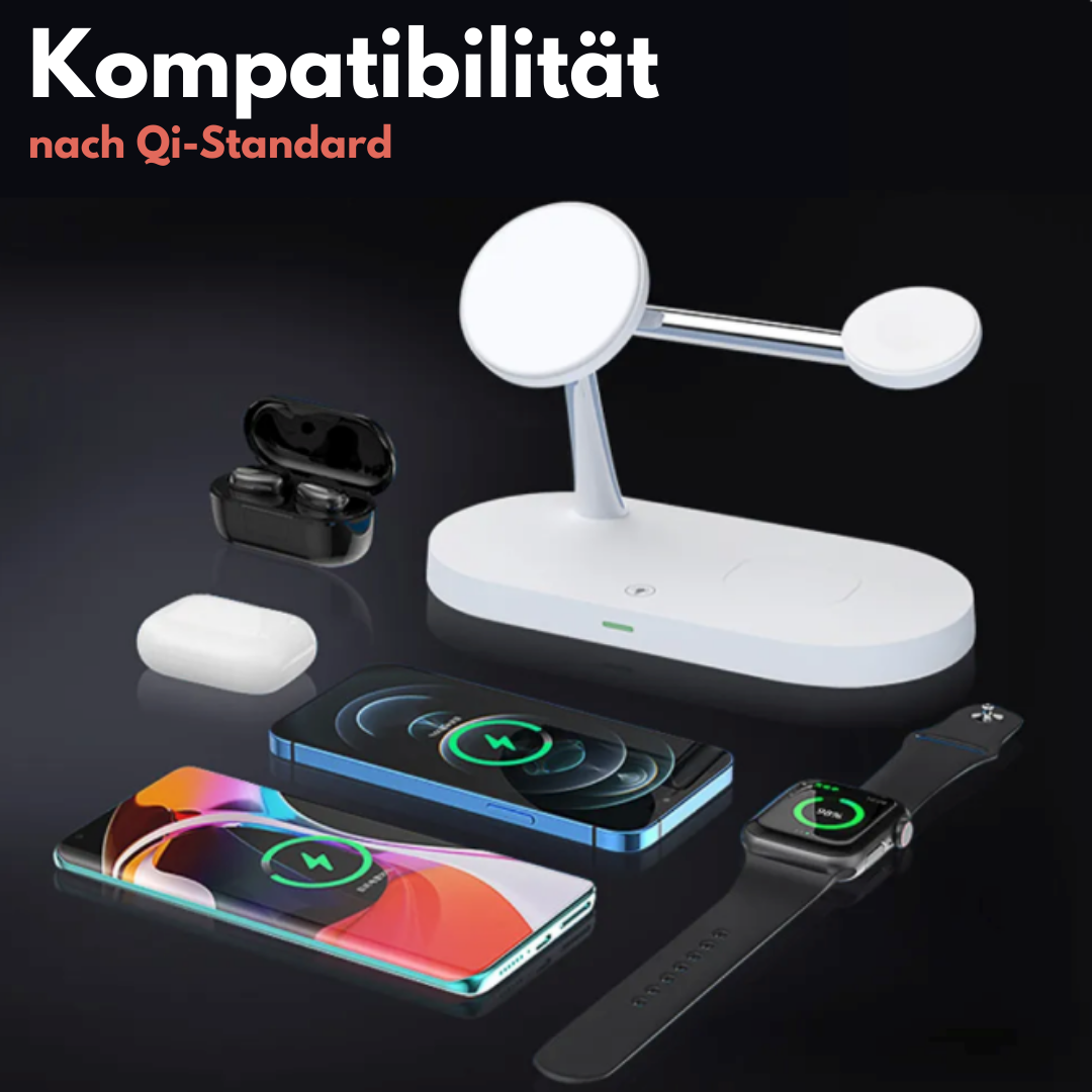ElevateCharge™ - 5in1 Kabellose Ladestation